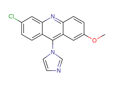 6-chloro-9-(1H-imidazol-1-yl)-2-methoxy acridine