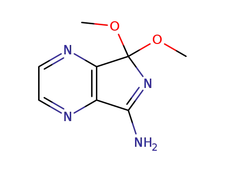 5,5-dimethoxy-5H-pyrrolo[3,4-b]pyrazin-7-ylamine