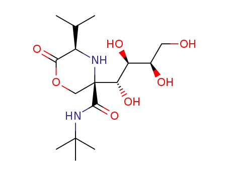 (3S,5R)-N-(tert-butyl)-5-isopropyl-6-oxo-3-((1R,2R,3R)-1,2,3,4-tetrahydroxybutyl)morpholine-3-carboxamide