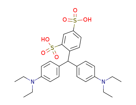 4-(Bis(4-(diethylamino)phenyl)methyl)benzene-1,3-disulphonic acid