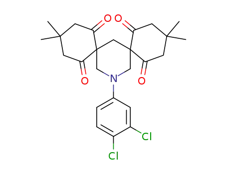 15-(3,4-dichlorophenyl)-3,3,11,11-tetramethyl-15-azadispiro[5.1.5.3]hexadecane-1,5,9,13-tetrone