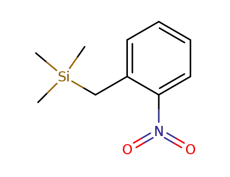 Molecular Structure of 17876-76-5 (Silane, trimethyl[(2-nitrophenyl)methyl]-)