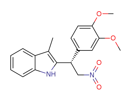 (R)-2-(1-(3,4-dimethoxyphenyl)-2-nitroethyl)-3-methyl-1H-indole