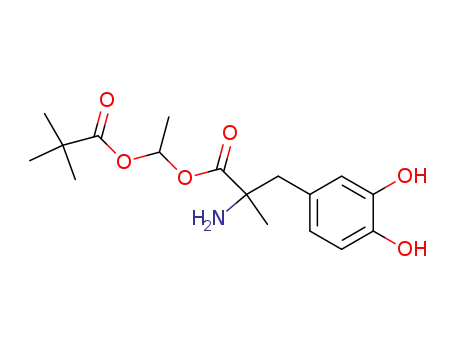 α-methyldopa pivaloylethyl ester