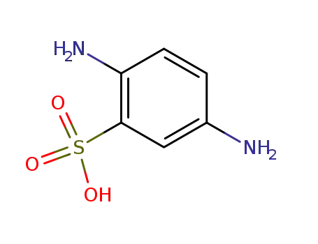 Molecular Structure of 88-45-9 (2,5-Diaminobenzenesulfonic acid)