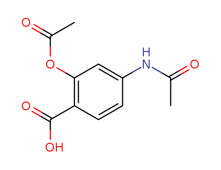 4-acetamido-2-acetyloxy-benzoic acid