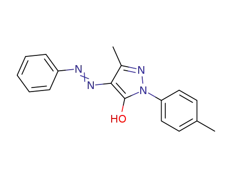 3-methyl-4-(phenyldiazenyl)-1-(p-tolyl)-1H-pyrazol-5-ol