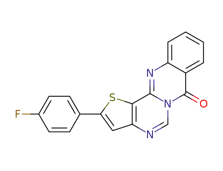 2-(4-fluorophenyl)-7H-thiophene[3',2':4,5]pyrimidine[6,1-b]quinazolin-7-one