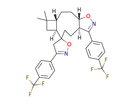 (1’S,4’R,7’S,11’R)-1’,5’,5’-trimethyl-4-12’-bis[4-(trifluoromethyl)phenyl]-3H-14’-oxa-13’-azaspiro[1,5-oxazole-2,8-tricyclo[9.3.0.04,7]tetradecan]-12’-ene