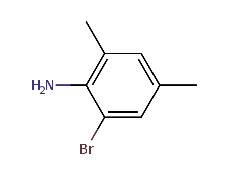 Molecular Structure of 41825-73-4 (2-BROMO-4,6-DIMETHYLANILINE)