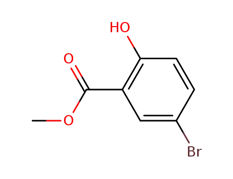 Molecular Structure of 4068-76-2 (METHYL 5-BROMOSALICYLATE)