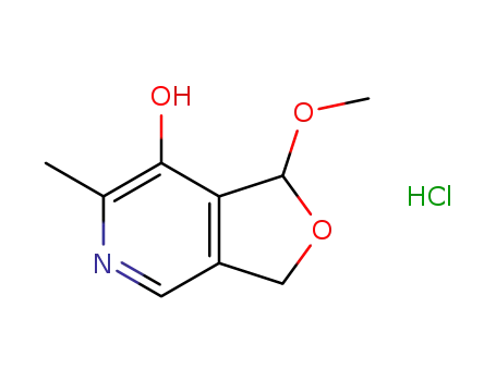 7-hydroxy-1-methoxy-6-methyl-1,3-dihydrofuro[3,4-c]pyridin-5-ium chloride