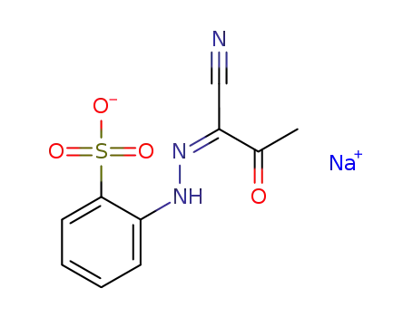 sodium 2-(2-(1-cyano-2-oxopropylidene)hydrazinyl)benzenesulfonate