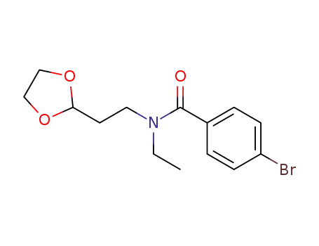 N-(2-(1,3-dioxolan-2-yl)ethyl)-4-bromo-N-ethylbenzamide