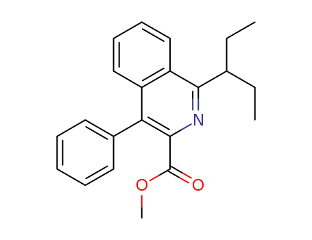 methyl 4-phenyl-1-(pentan-3-yl)isoquinoline-3-carboxylate