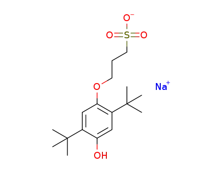 sodium 3-(2,5-di-tert-butyl-4-hydroxy-phenoxy)propane-1-sulfonate