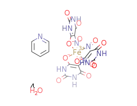 [Fe(violuric acid)3]·pyridine·4H2O