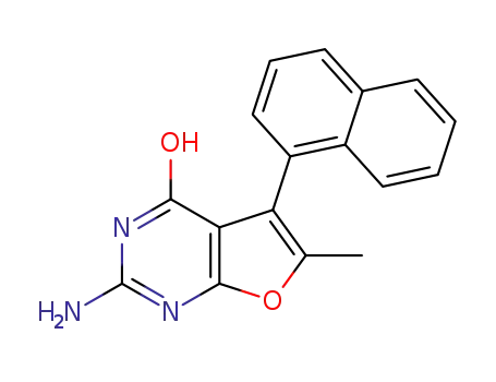 2-amino-6-methyl-5-(naphthalen-1-yl)furo[2,3-d]pyrimidin-4-ol