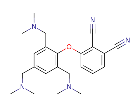 3-[2,4,6-tris-(N,N-dimethylaminomethyl)phenoxy]phthalonitrile