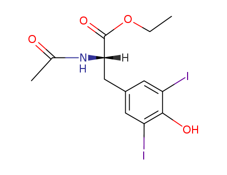 Ethyl N-acetyl-3,5-diiodo-L-tyrosinate