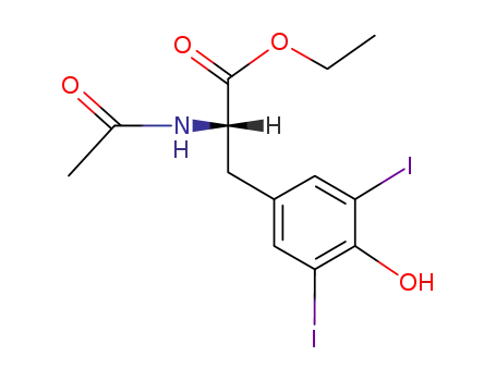 Ethyl N-acetyl-3,5-diiodo-L-tyrosinate
