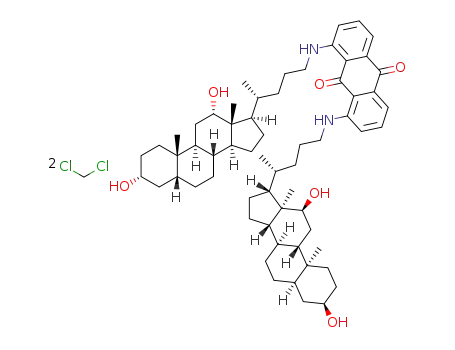 1,8-bis[(3α,5β,12α)-3,12-dihydroxycholan-24-ylamino]-9,10-anthraquinone