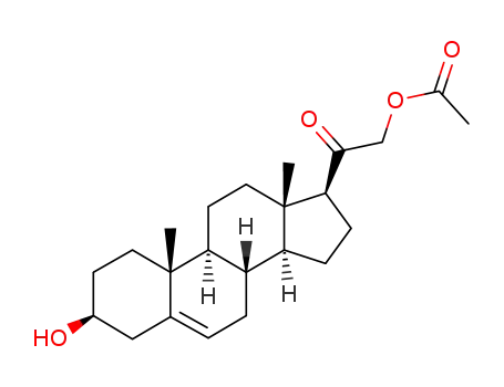 Molecular Structure of 566-78-9 (21-ACETOXYPREGNENOLONE)