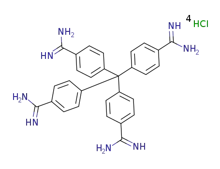 tetrakis(4-amidiniumphenyl)methane tetrachloride