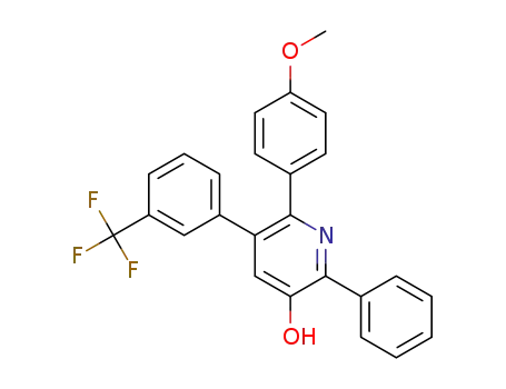 6-(4-methoxyphenyl)-2-phenyl-5-(3-(trifluoromethyl)phenyl)pyridin-3-ol