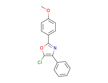 5-chloro-2-(4-methoxyphenyl)-4-phenyloxazole