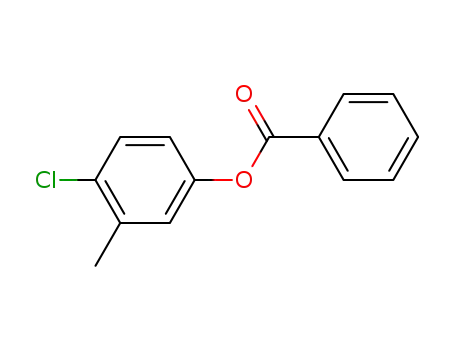 Molecular Structure of 84196-13-4 (4-chloro-m-cresyl benzoate)