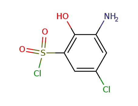 3-amino-5-chloro-2-hydroxy-benzenesulfonyl chloride
