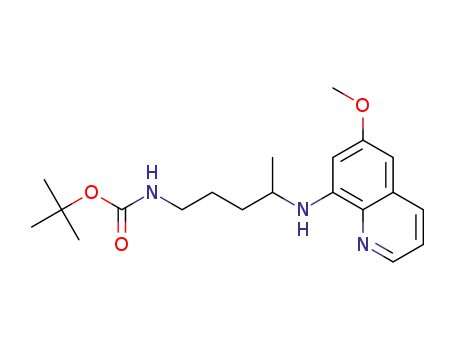 tert-butyl (4-((6-methoxyquinolin-8-yl)amino)pentyl)carbamate