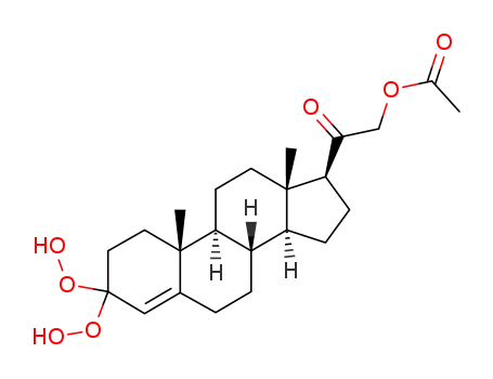 21-acetoxy-3,3-dihydroperoxy-pregn-4-en-20-one