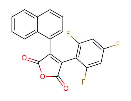 3-(2,4,6-trifluorophenyl)-4-(1-naphthyl)furan-2,5-dione