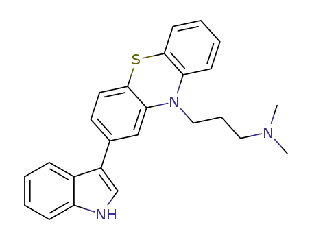 3-(2-(1H-indol-3-yl)-10H-phenothiazin-10-yl)-N,N-dimethylpropan-1-amine
