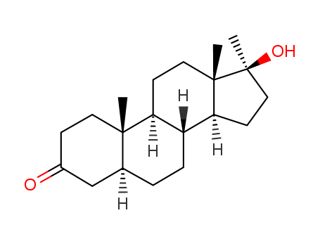 521-11-9,Mestanolone,5a-Androstan-3-one, 17b-hydroxy-17-methyl-(6CI,7CI,8CI);17a-Methyl-17b-hydroxy-5a-androstan-3-one;17a-Methyl-5a-androstan-17b-ol-3-one;17a-Methyl-5a-dihydrotestosterone;17a-Methylandrostan-17b-ol-3-one;17a-Methylandrostan-3-on-17b-ol;17a-Methylandrostanolone;17a-Methyldihydrotestosterone;17b-Hydroxy-17-methyl-5a-androstan-3-one;17b-Hydroxy-17a-methyl-3-androstanone;17b-Hydroxy-17a-methyl-5a-androstan-3-one;5a-Androstan-17a-methyl-17b-ol-3-one;Androstalone;Assimil;Mestalone;Mestanolon;Mestanolone;Methybol;Methylandrostanolone;Methylantalon;NSC 18219;Preroide;RU 143;Tantarone;