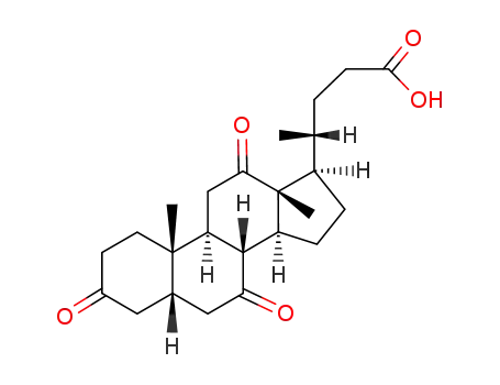 4-[(5S,10S,13R,17R)-10,13-dimethyl-3,7,12-trioxo-1,2,4,5,6,8,9,11,14,15,16,17-dodecahydrocyclopenta[a]phenanthren-17-yl]pentanoic acid