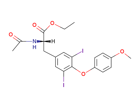 Ethyl 2-(acetylamino)-3-[3,5-diiodo-4-(4-methoxyphenoxy)phenyl]propanoate