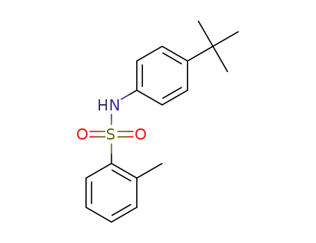 N-(4-(tert-butyl)phenyl)-2-methylbenzenesulfonamide