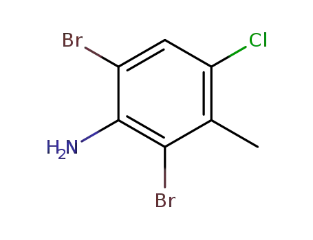 2,6-dibromo-4-chloro-3-methyl-aniline