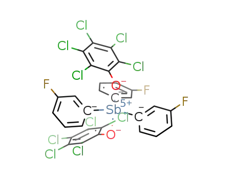 tris(3-fluorophenyl)antimony-bis(pentachlorophenoxide)