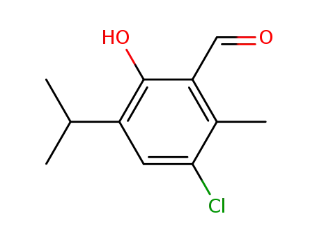 3-chloro-6-hydroxy-5-isopropyl-2-methyl-benzaldehyde