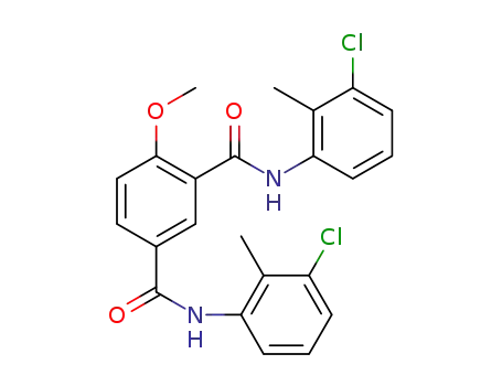 N1,N3-bis(3-chloro-2-methylphenyl)-4-methoxyisophthalamide