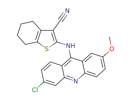 2-(6-chloro-2-methoxy-acridin-9-ylamino)-4,5,6,7-tetrahydro-benzo[b]-thiophene-3-carbonitrile