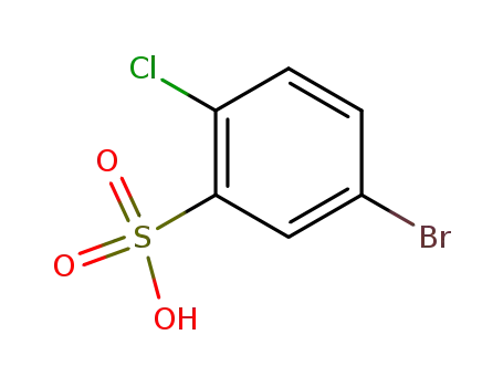 5-bromo-2-chloro-benzenesulfonic acid