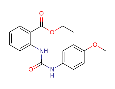 ethyl 2-(3-(4-methoxyphenyl)ureido)benzoate