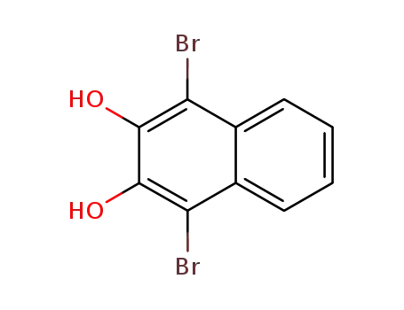 Molecular Structure of 52864-96-7 (2,3-Naphthalenediol, 1,4-dibromo-)