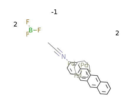 [Pd3(μ3-tetracene)(μ3-cyclooctatetraene)(CH3CN)][BF4]2