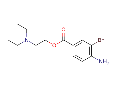 4-amino-3-bromo-benzoic acid-(2-diethylamino-ethyl ester)